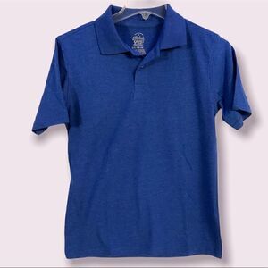 Faded Glory Button Collared Short Sleeve Tee Shirt